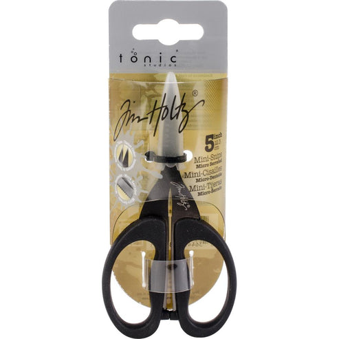 Tim Holtz - Tonic Studios - Scissors - Micro-Serrated Non-Stick - 5 inch Snips