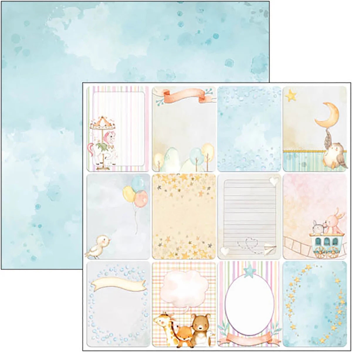 My Tiny world Paper Pad 12″x12″
