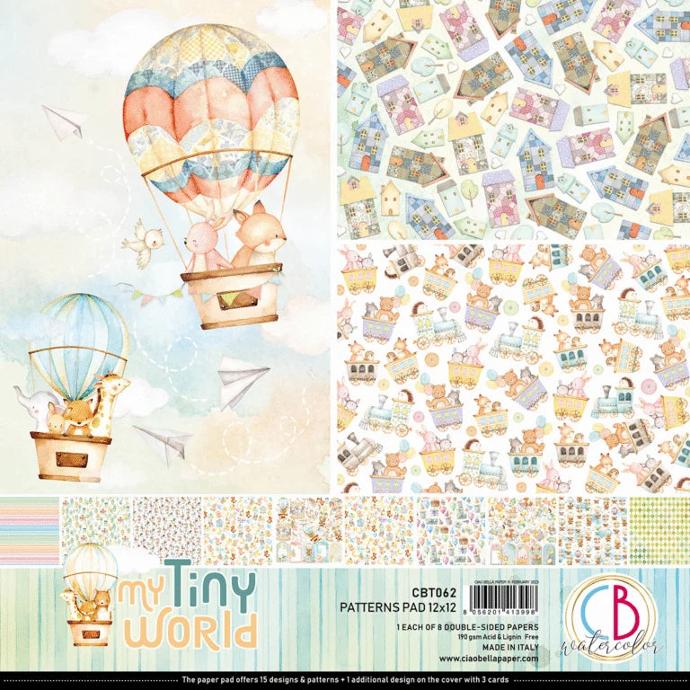 My Tiny world Patterns Pad 12″x12″ 