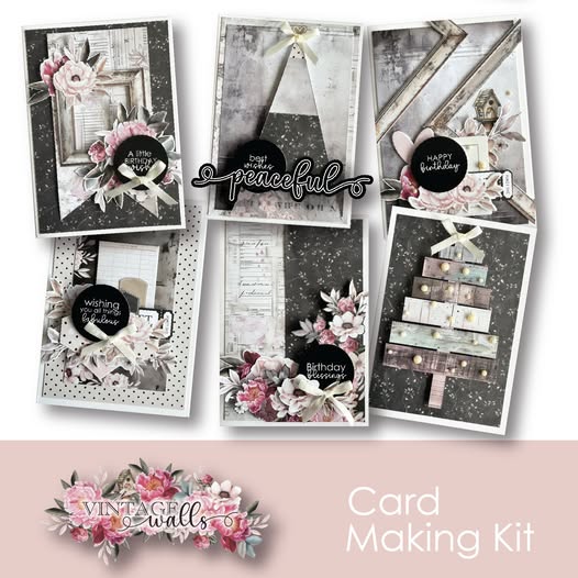Vintage Walls Card Making Kit
