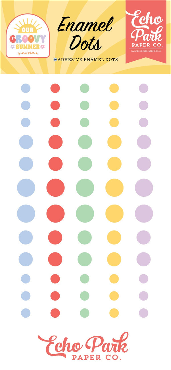 Our Groovy Summer Enamel Dots