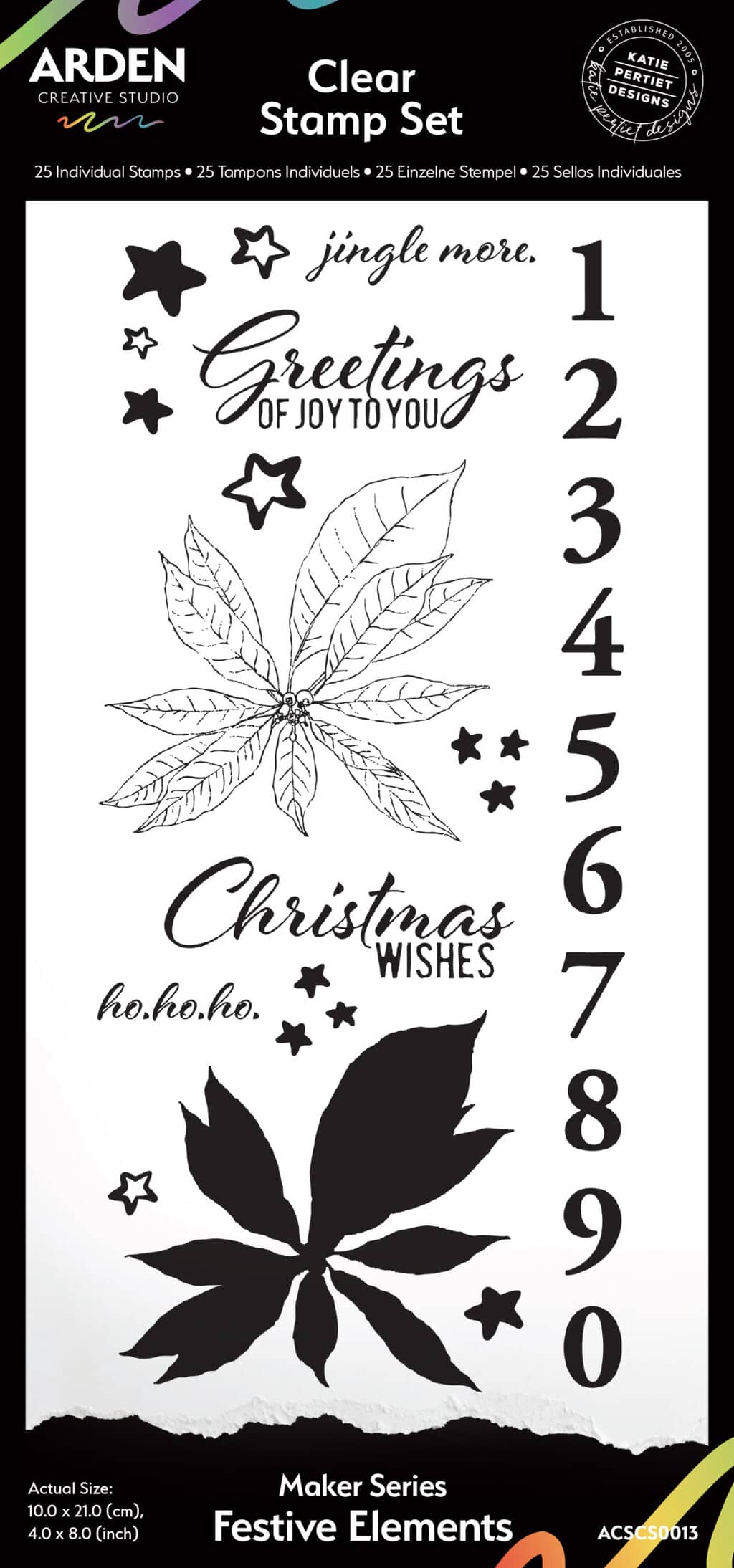 Festive Elements Clear Stamp Set