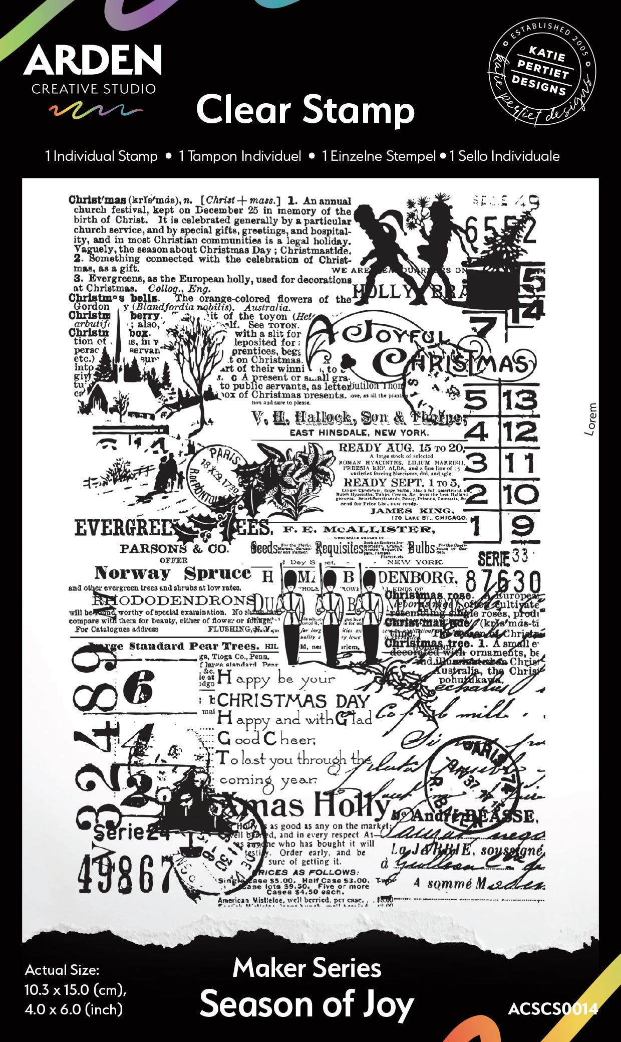 Season of Joy Clear Stamp