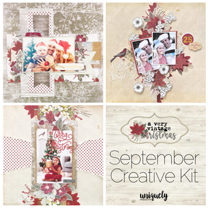 A Very Vintage Christmas Scrapbooking Creative Kit