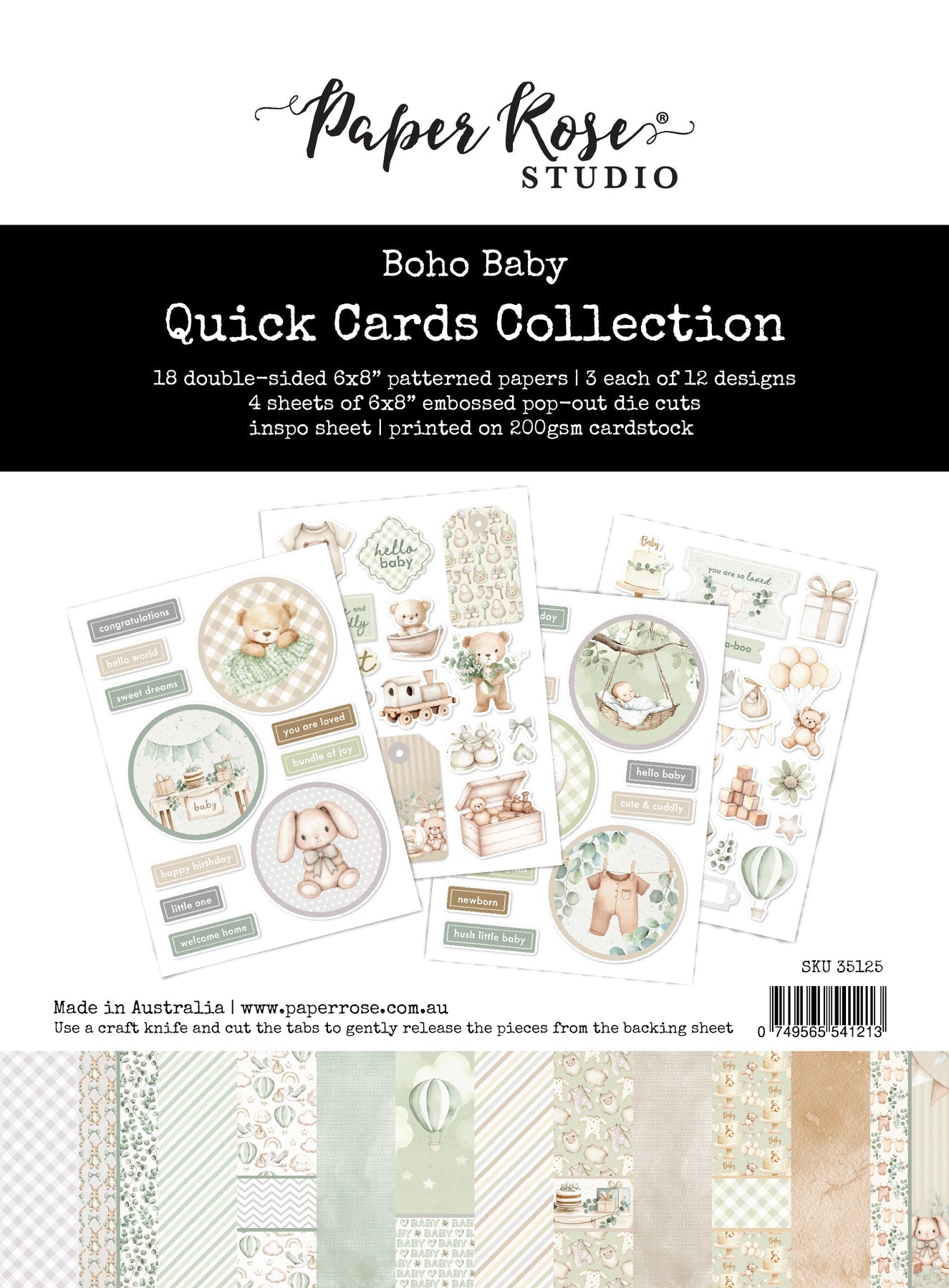 Boho Baby 6x8" Quick Card Collection