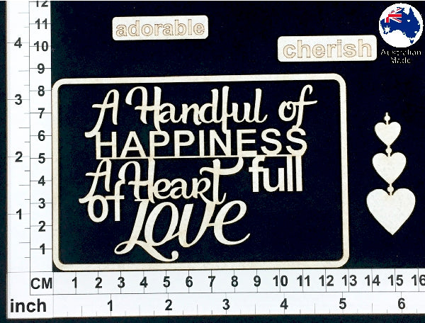 A Handful Of Happiness A Heart Full Of Love - White Mist