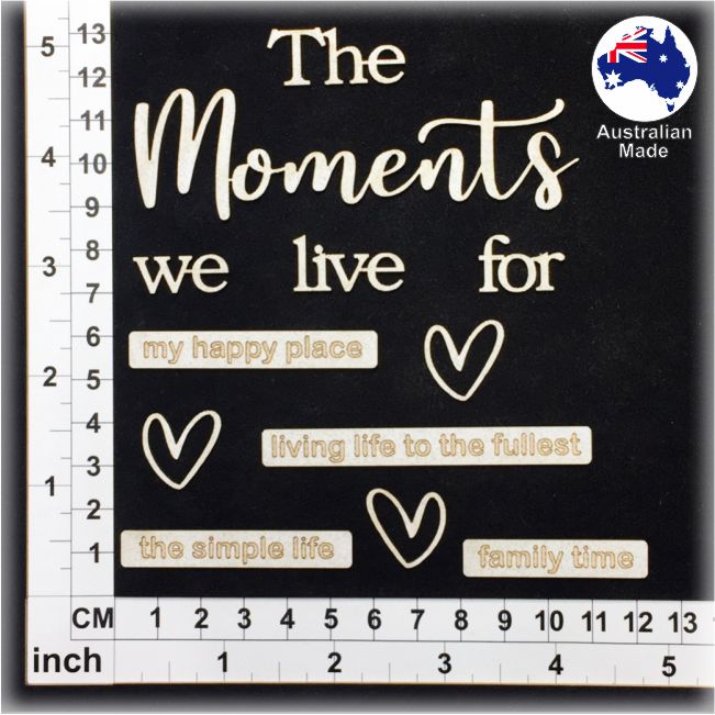 The Moments We Live For - Colour White Mist