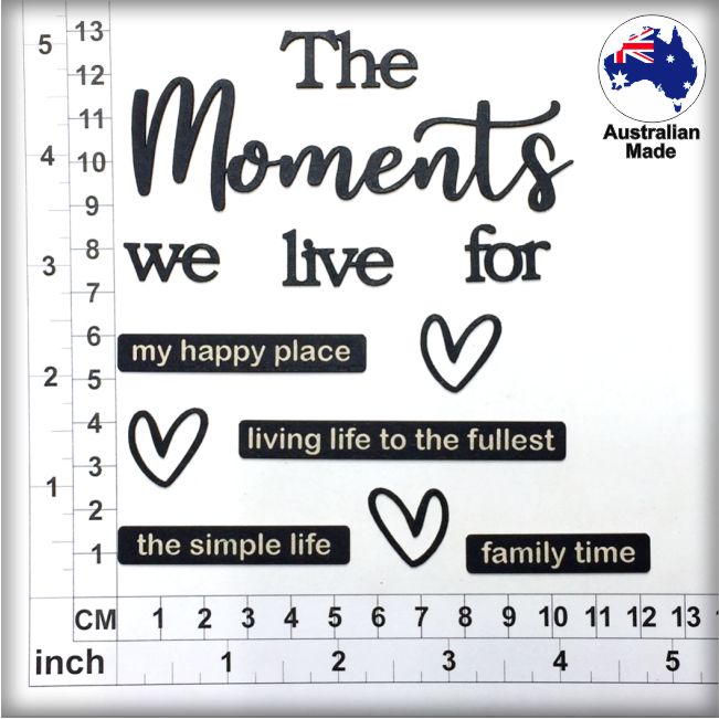 The Moments We Live For - Black
