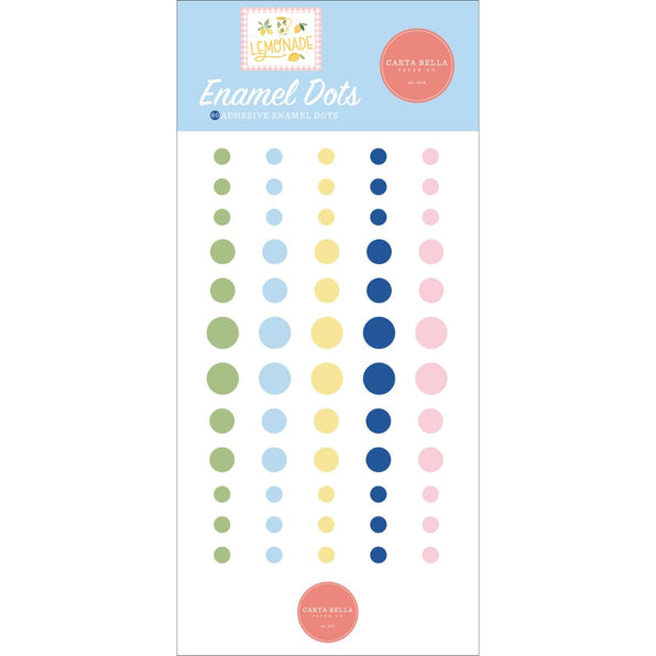 Lemonade Enamel Dots