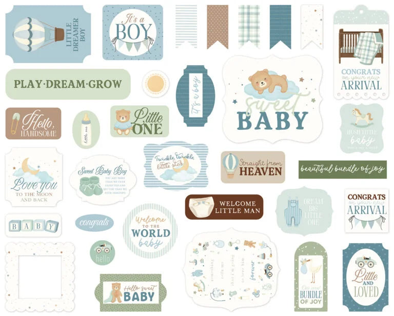 Little Lullabies – Baby Boy Ephemera
