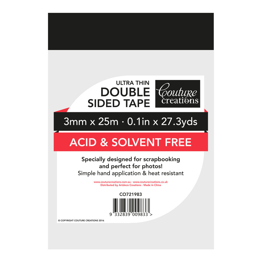 Double Sided Tape - Standard 3mm x 25m