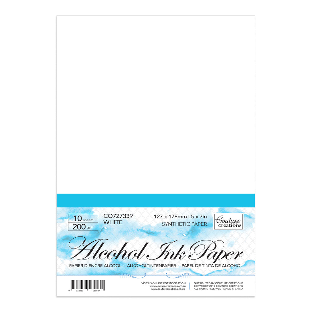 Synthetic Paper - White 5 x 7in - 200gsm Pk10 sheets