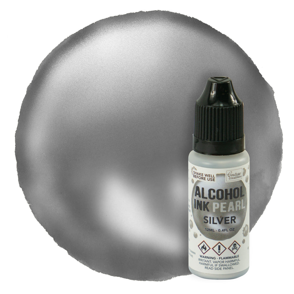 CC Alcohol Ink Pearl - Silver - 12ml