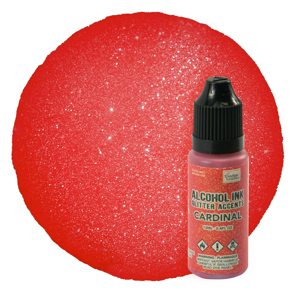 *A Ink Glitter Accents - Cardinal - 12mL
