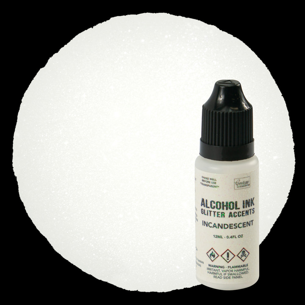 CC Alcohol Ink Glitter Accents - Incandescent - 12mL