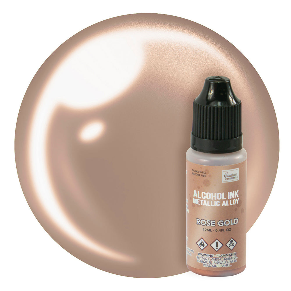 CC Alcohol Ink - Metallic Alloy - Rose Gold - 12ml 