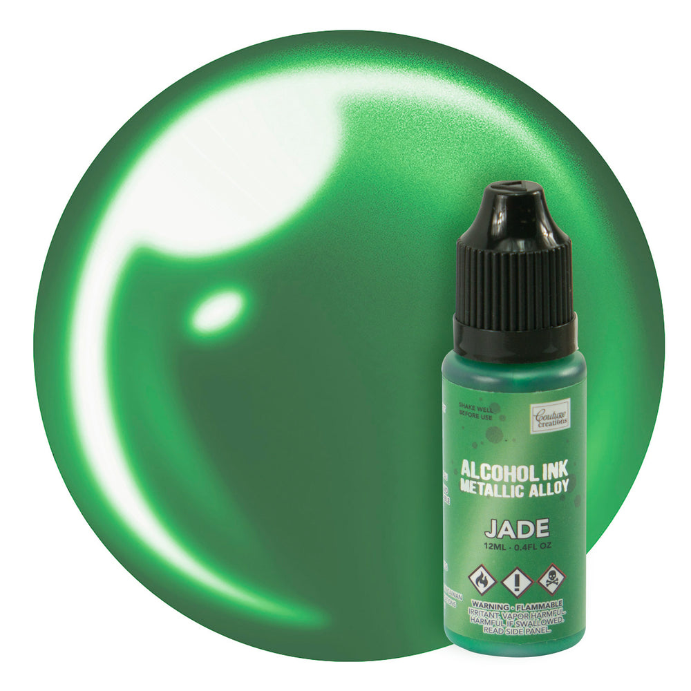CC Alcohol Ink - Metallic Alloy - Jade - 12ml 