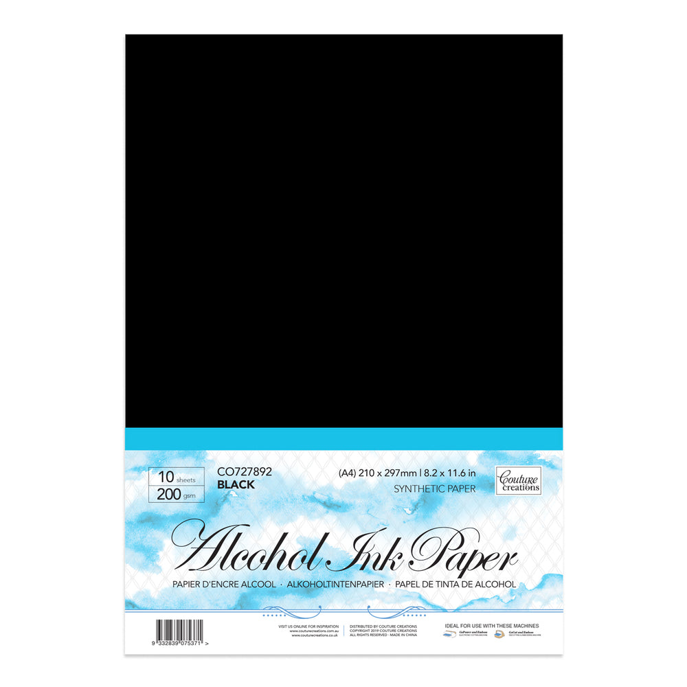 xx Synthetic Paper - A4 Black - (200gsm