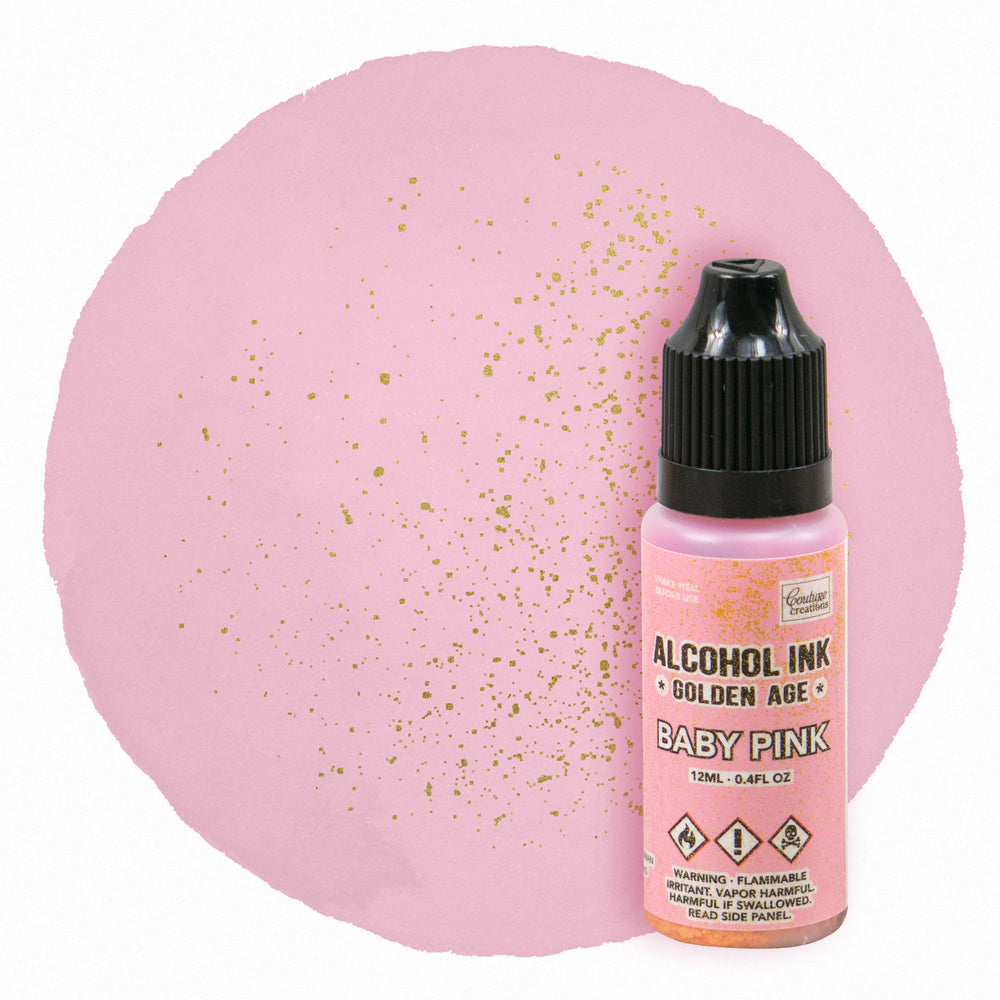 CC Alcohol Ink - Golden Age - Baby Pink - 12ml/0.4fl oz