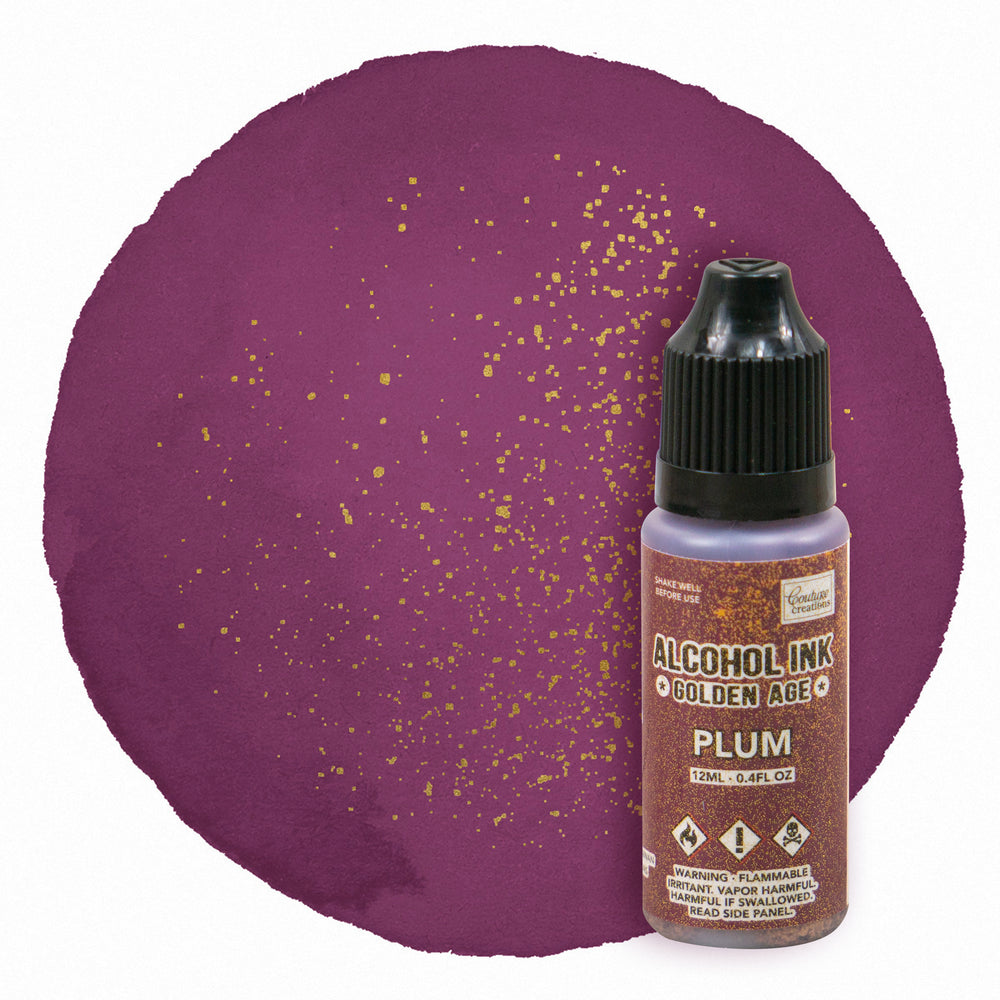CC Alcohol Ink - Golden Age - Plum 12ml : 0.4fl oz