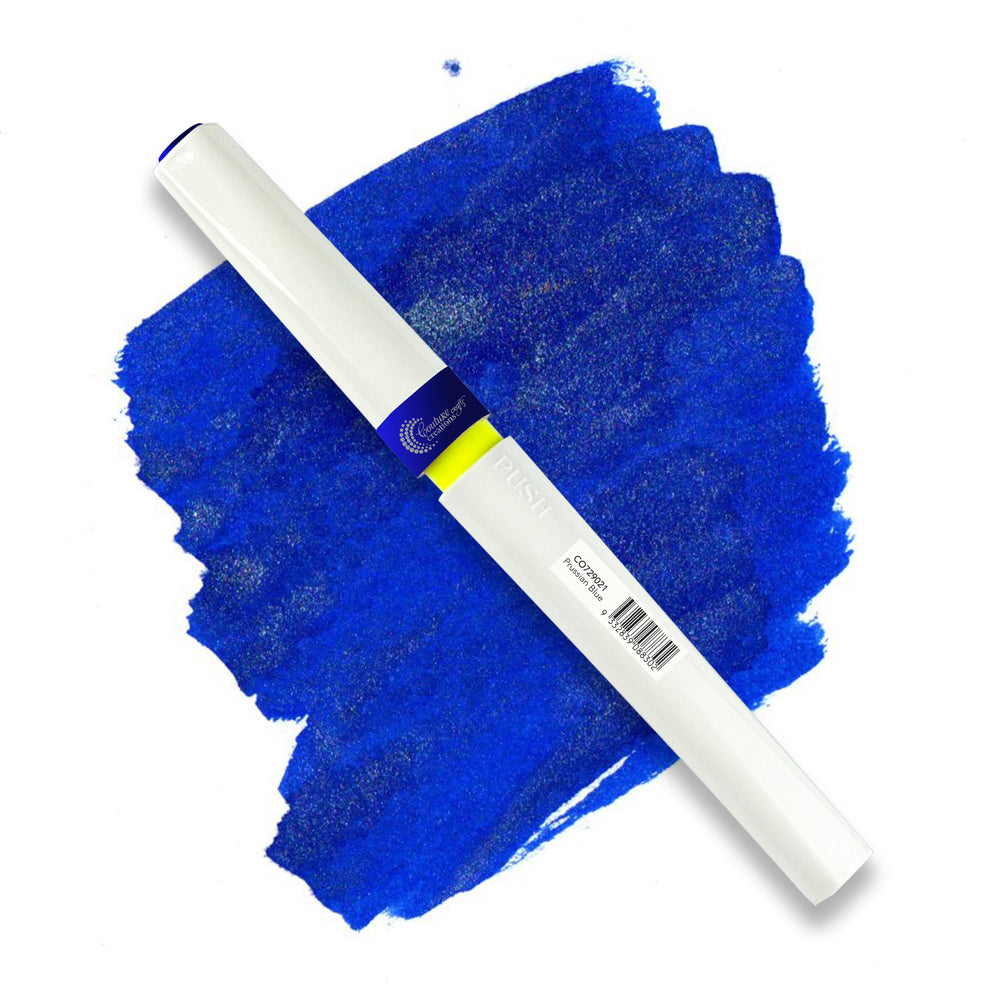 Winkles PRUSSIAN BLUE Glitter Brush Marker