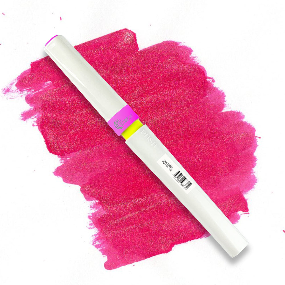 Winkles FUCHSIA PINK Glitter Brush Marker