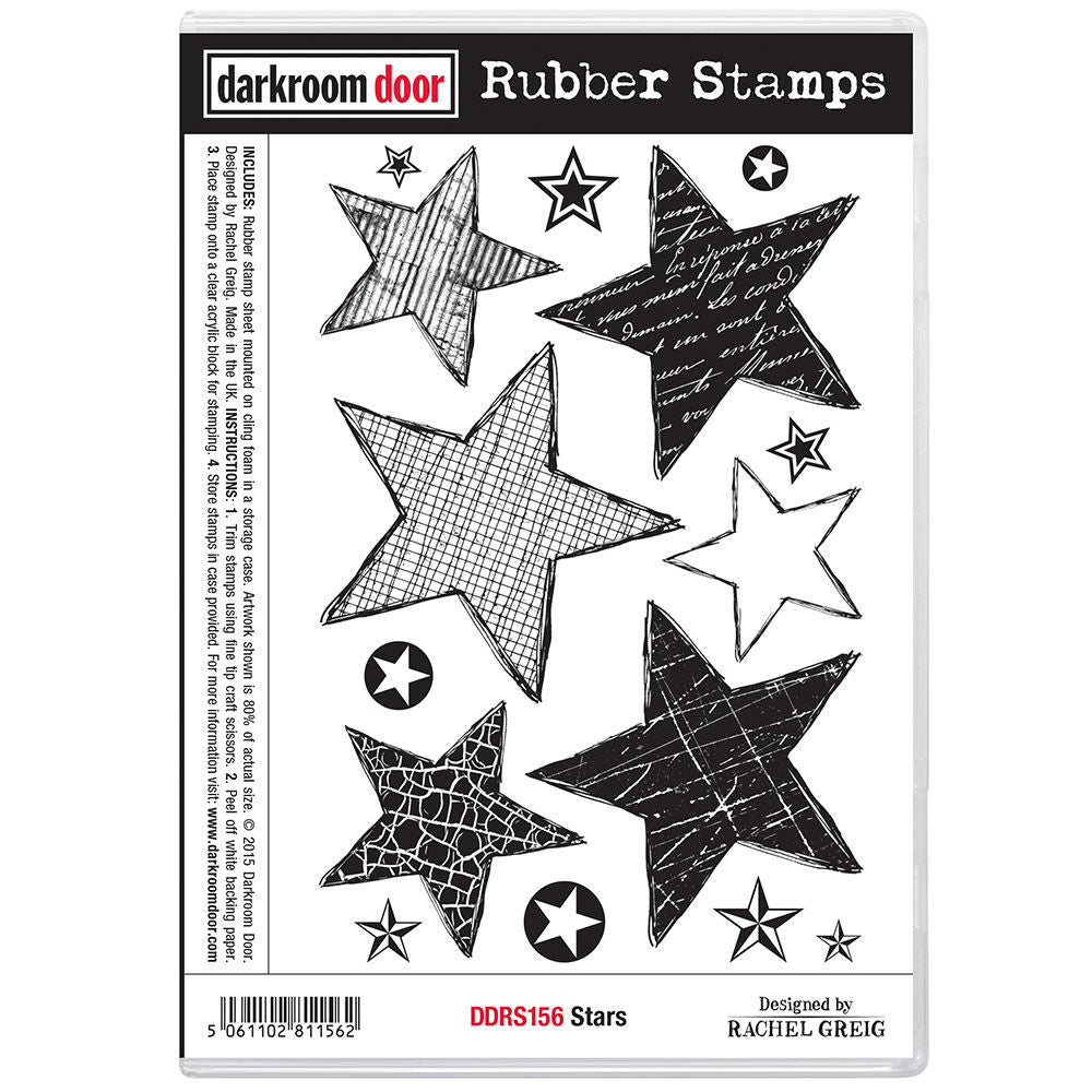 Rubber Stamp Set - Stars