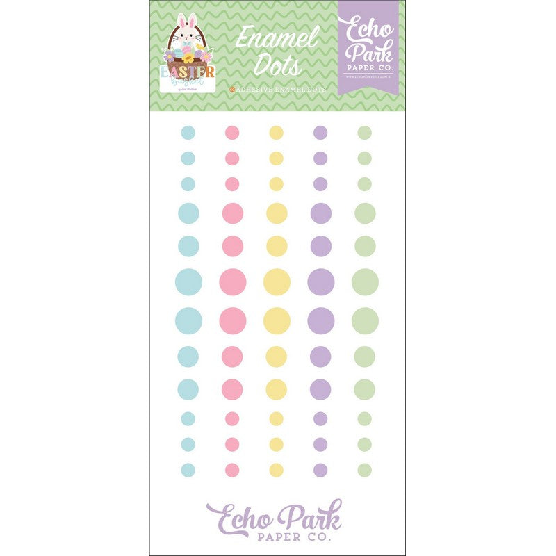Easter Basket Enamel Dots
