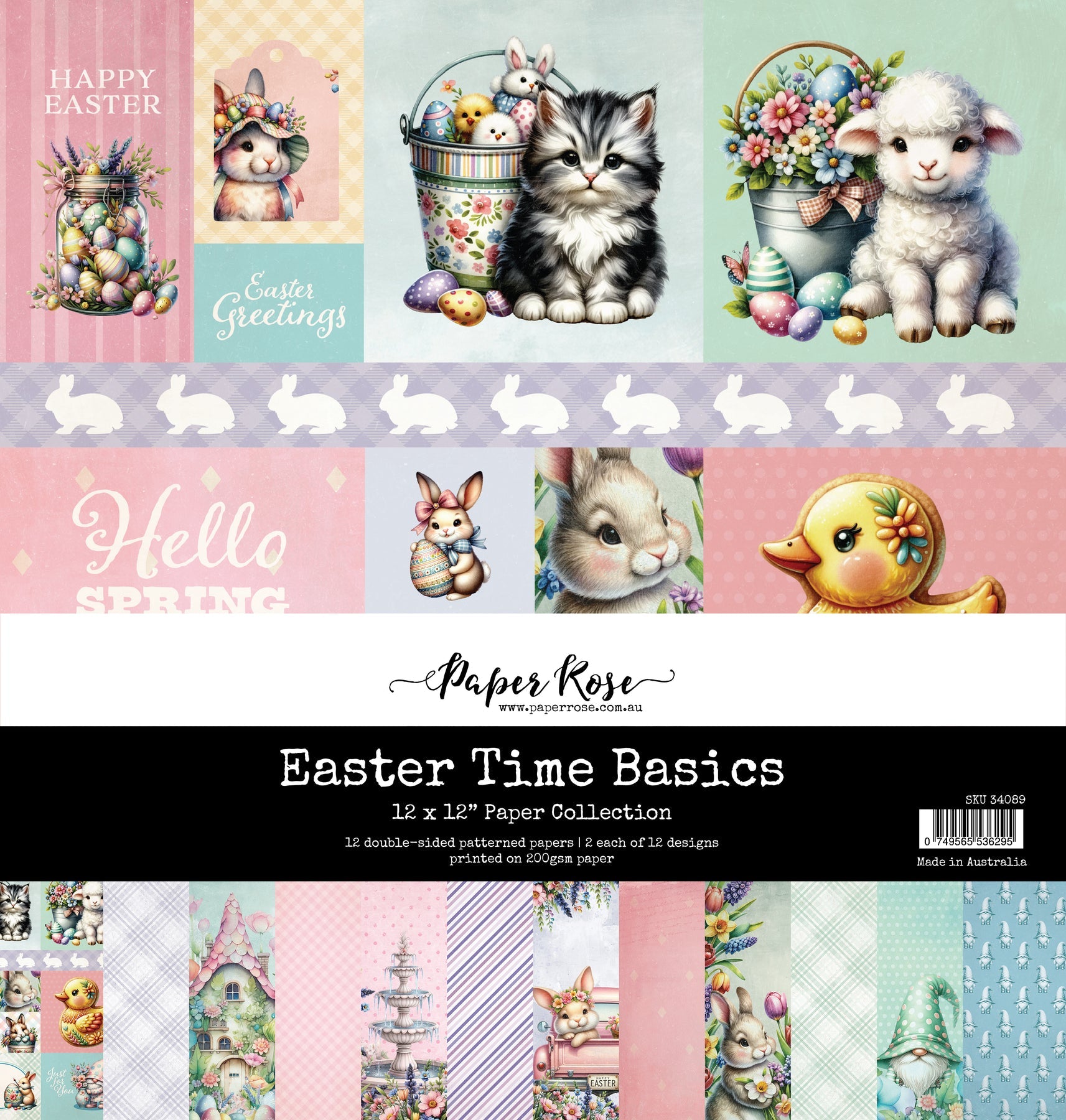 Easter Time Basics 12x12 Paper Collection
