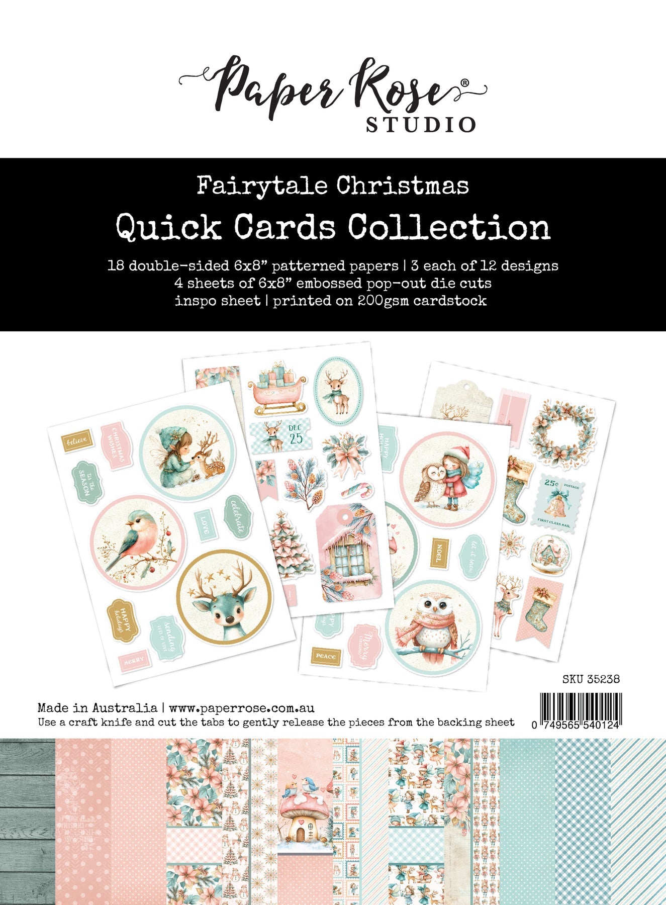 Fairytale Christmas 6x8" Quick Cards Collection