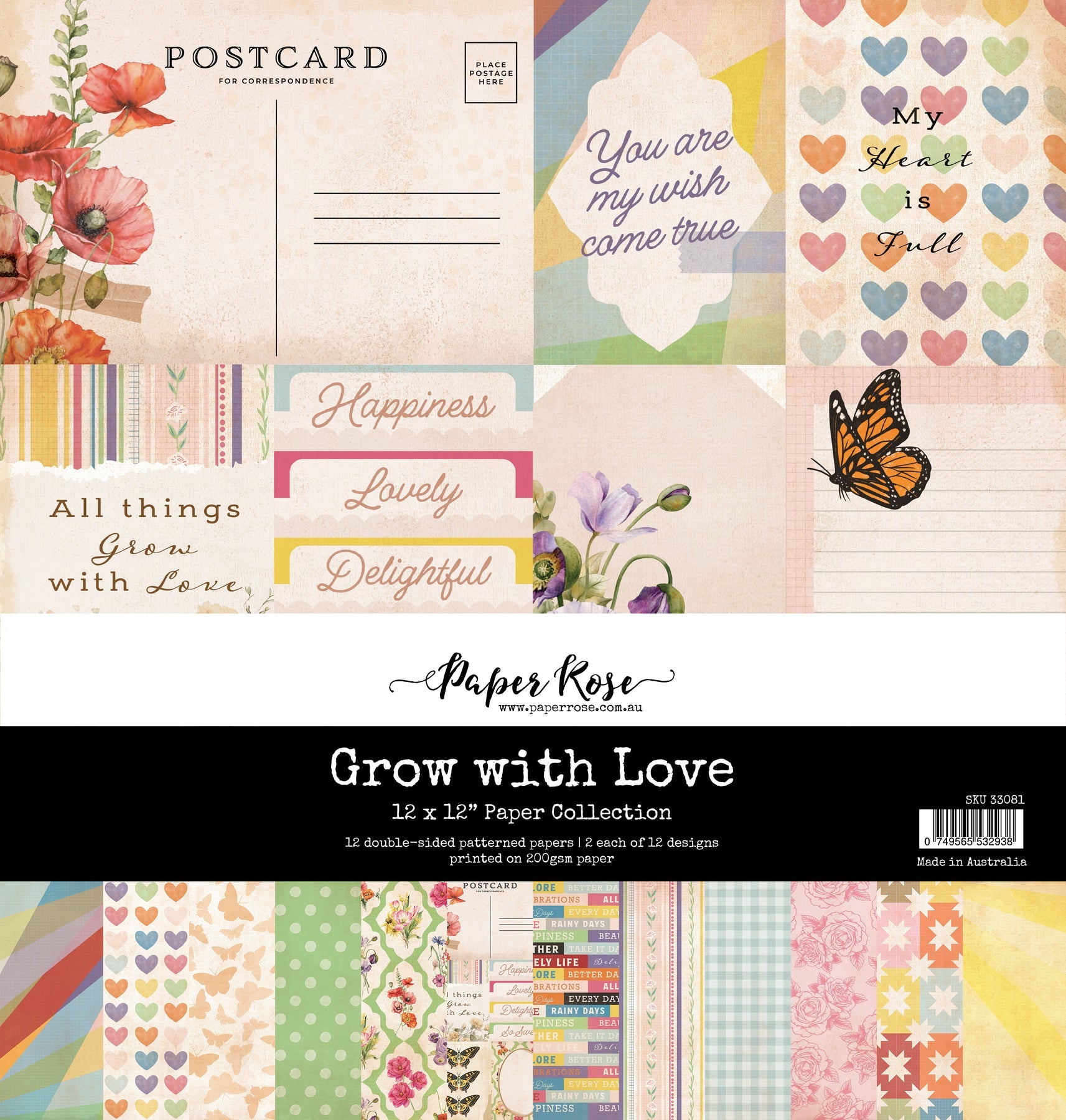 Grow with Love 12x12 Paper Collection