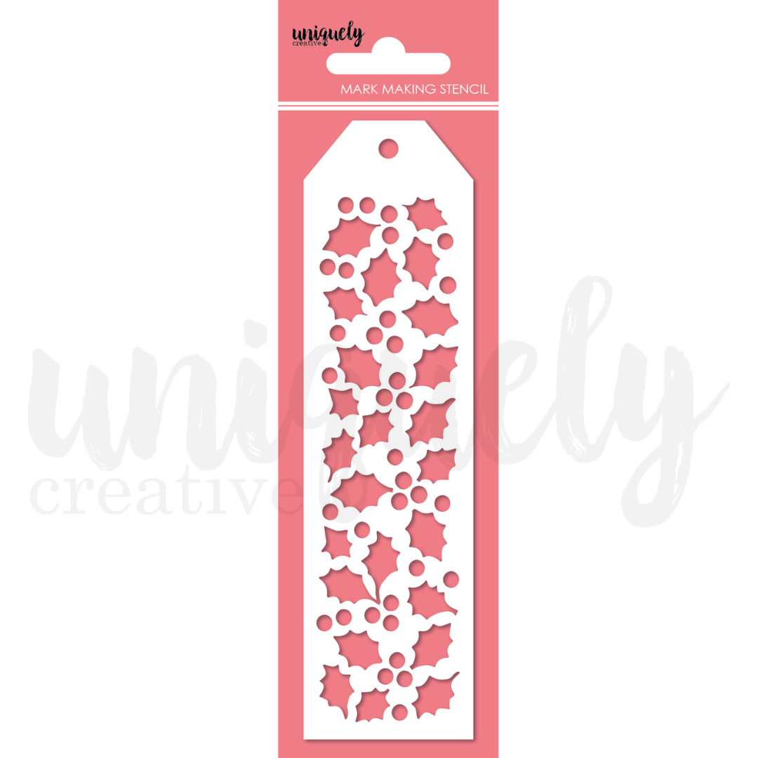 Holly Berry Mark Making Stencil