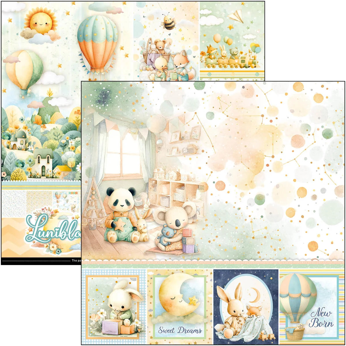 Lunibloom Paper Pad 12″x12″