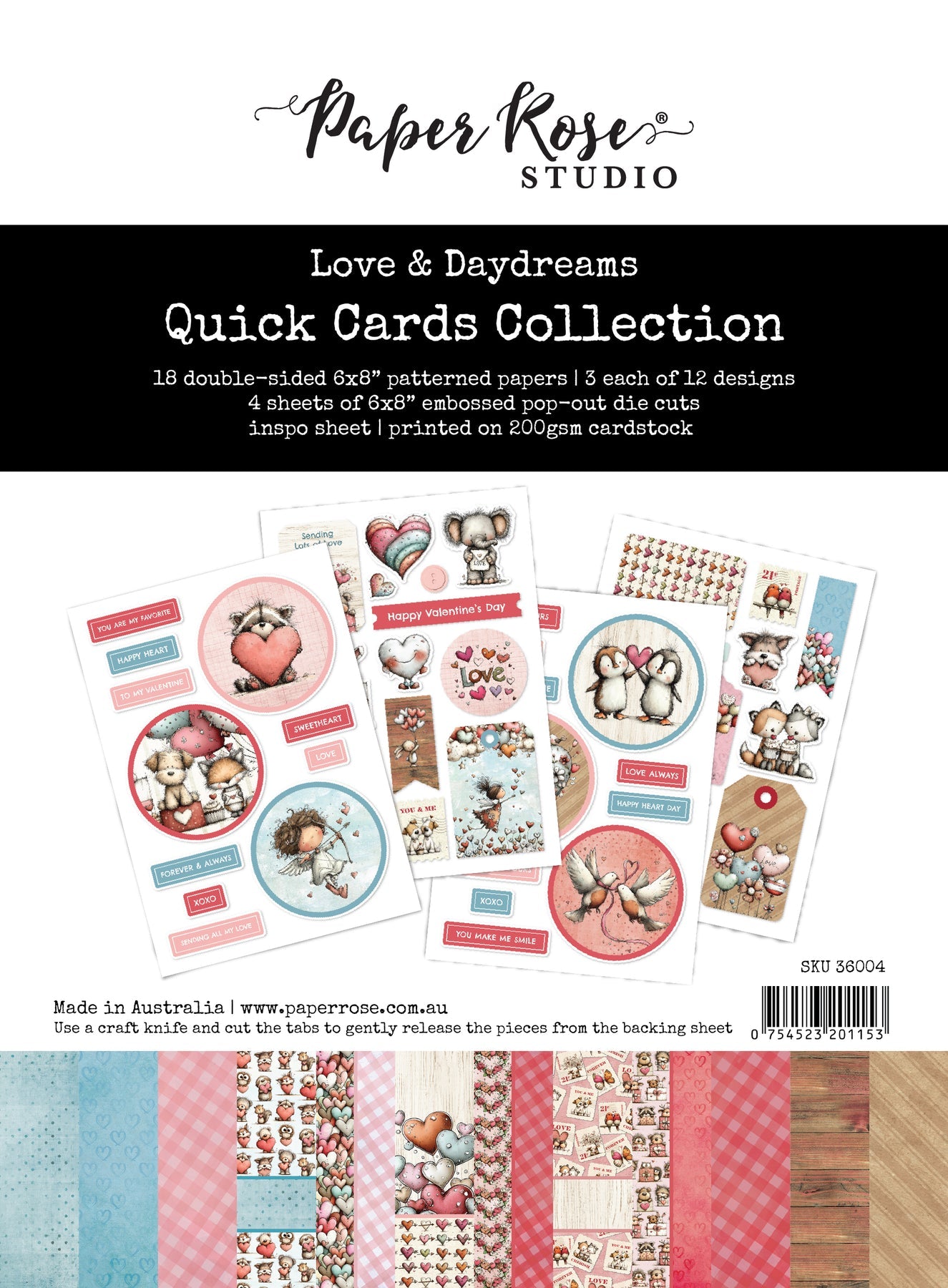 Love & Daydreams 6x8 Quick Cards Kit