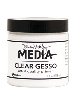 DINA MEDIA MEDIUMS - CLEAR GESSO, LARGE JAR
