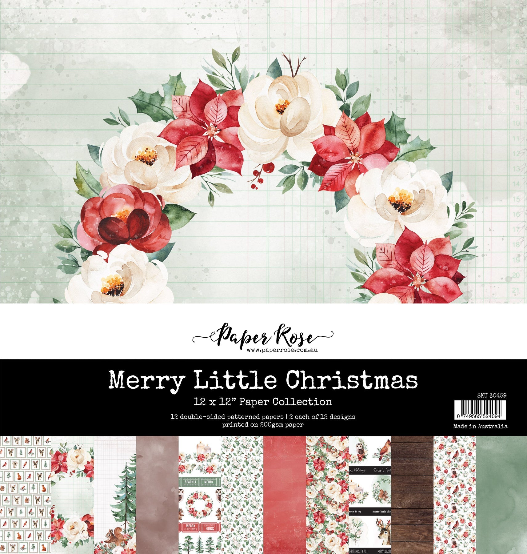 Merry Little Christmas 12x12 Paper Collection