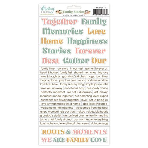 Family Stories Sticker Sheet