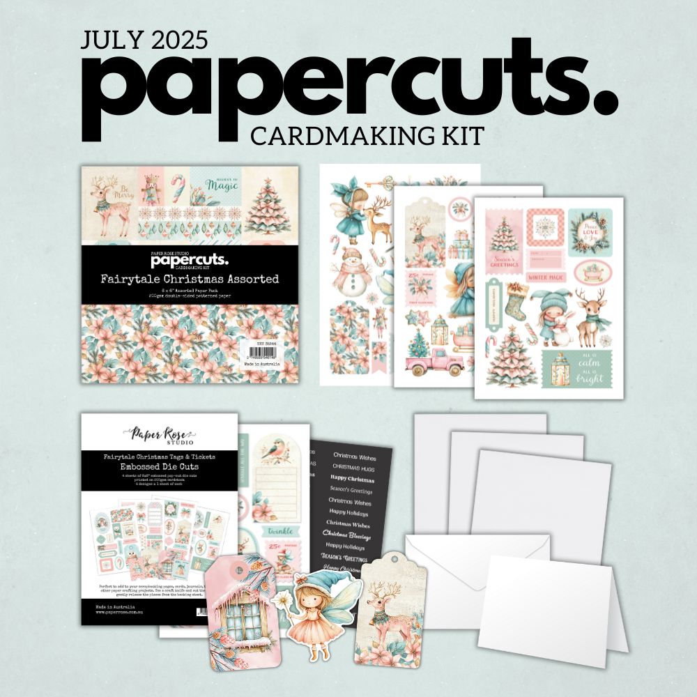 Papercuts Cardmaking Kit - July 2025 Fairytale Christmas
