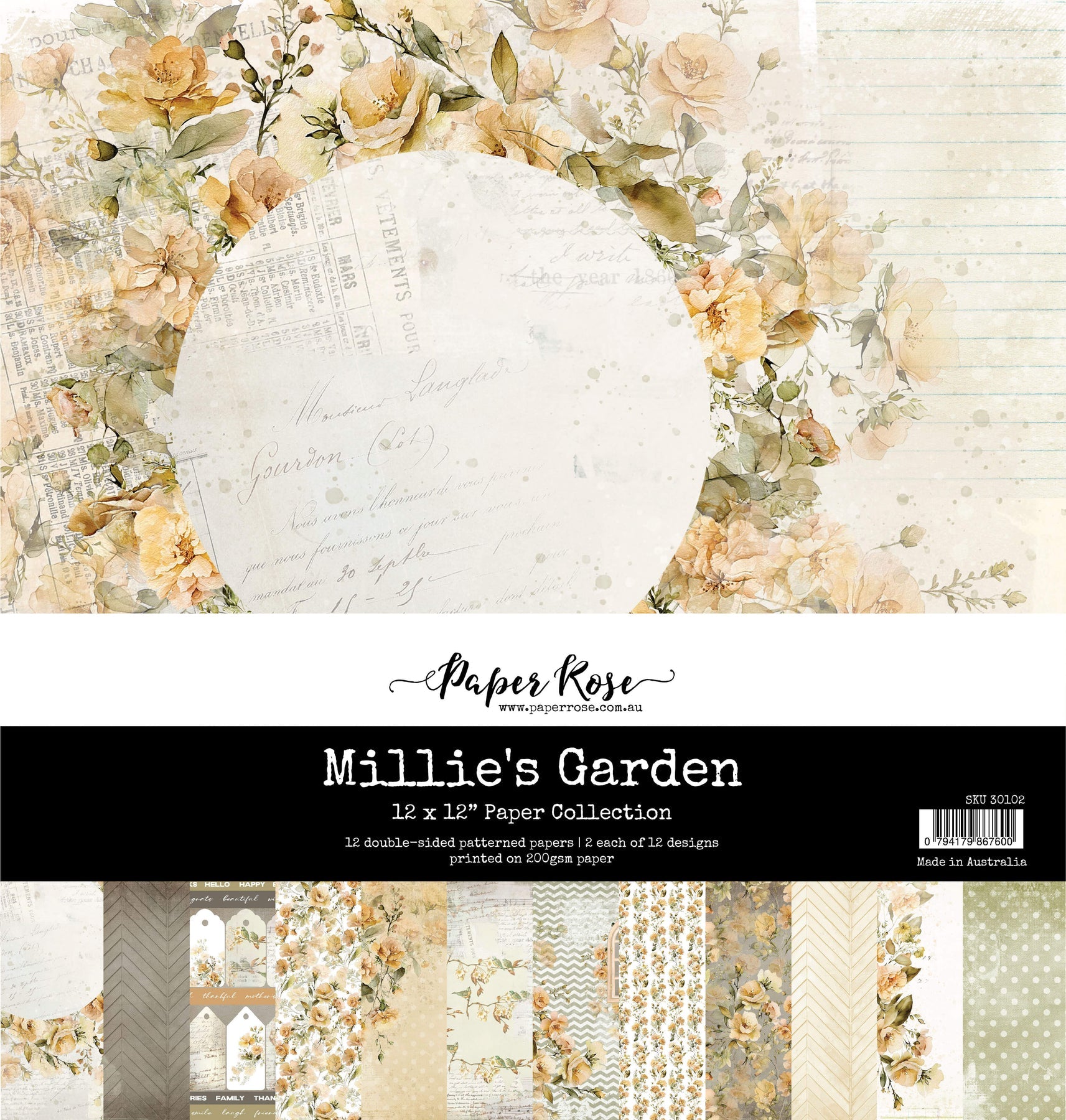 Millie's Garden 12x12 Paper Collection
