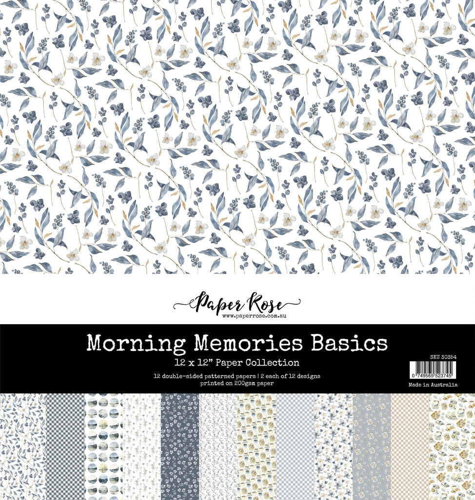 Morning Memories Basics 12x12 Paper Collection