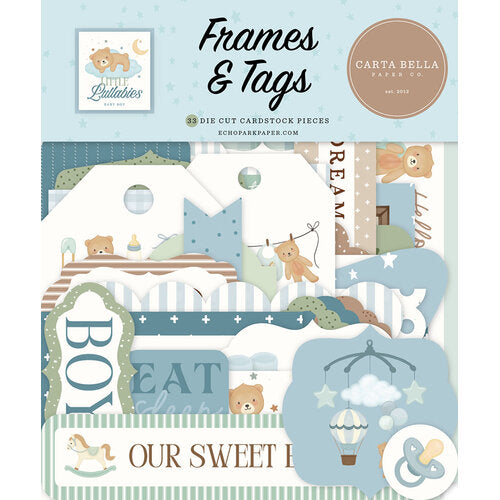 Little Lullabies – Baby Boy Frames & Tags