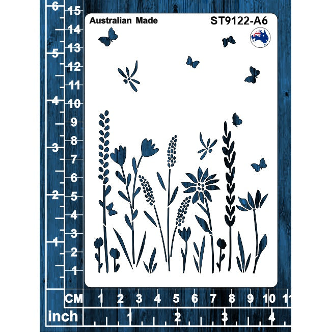 Flowers Stencil