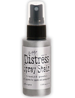 DIST SPRAY STAIN - BRUSHED PEWTER 2OZ