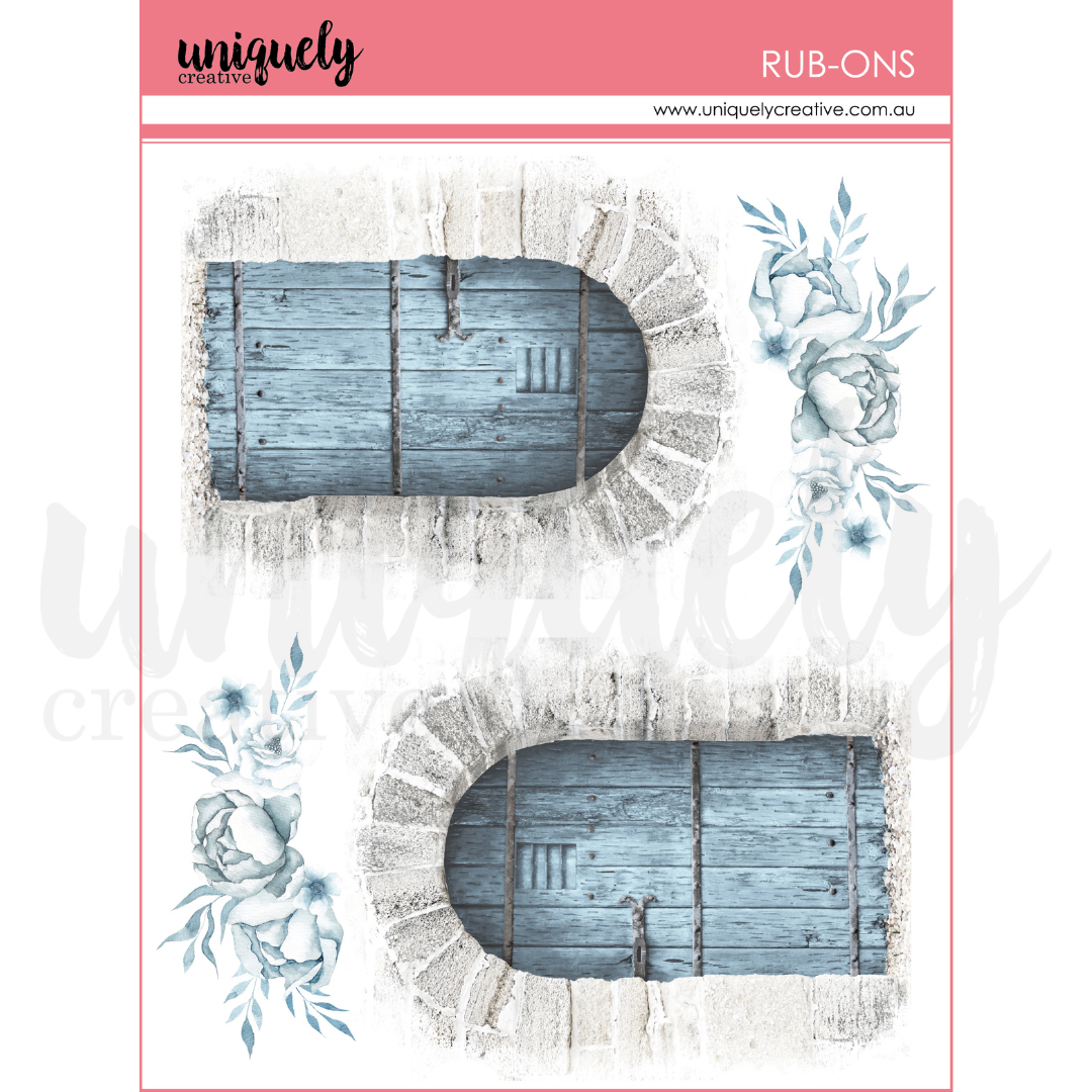 Shades of Whimsy Door Rub-Ons