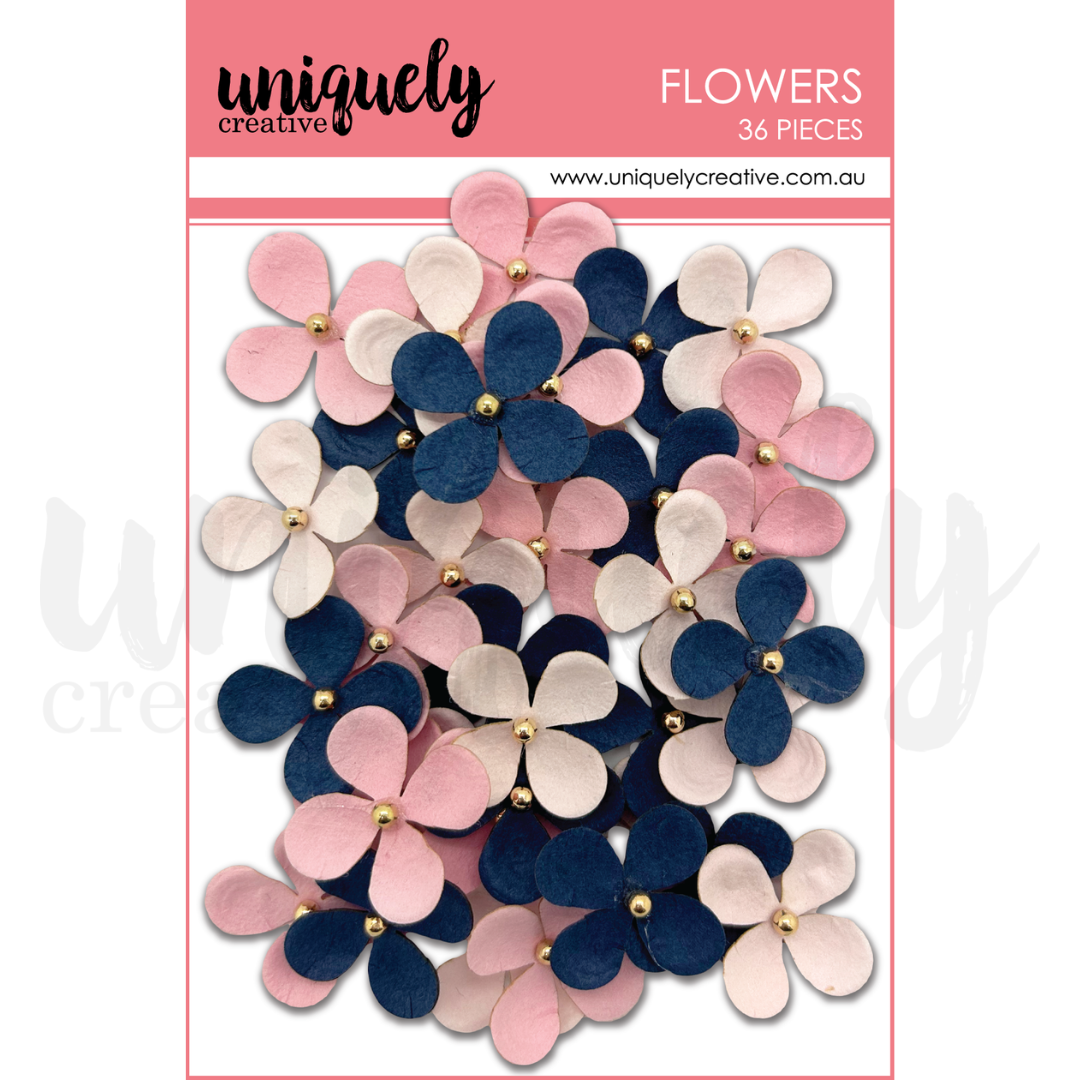 Blue & Blush Flowers