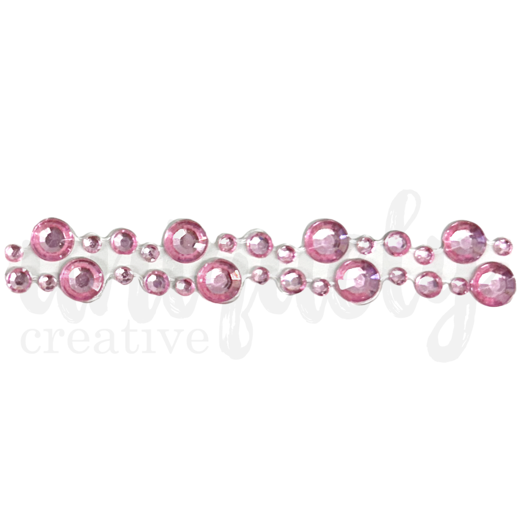 Rhinestone Tape - Pink