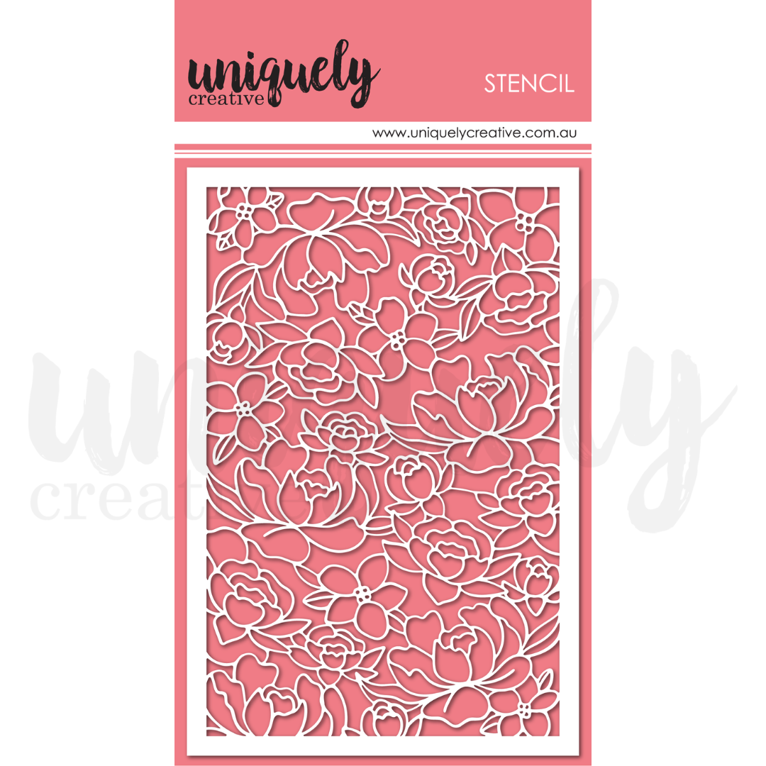 Floral Whispers Stencil