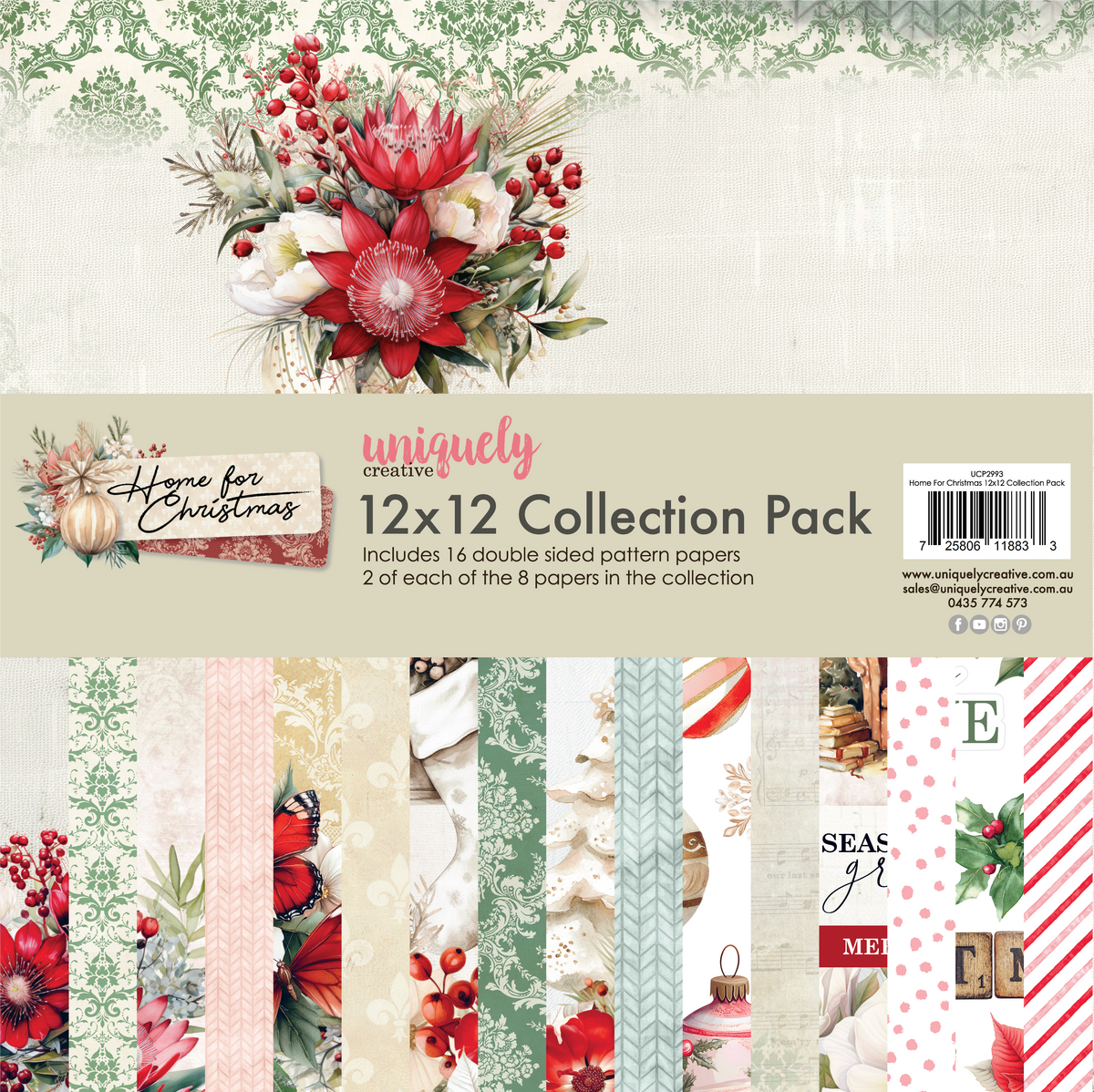 Home For Christmas 12x12 Collection Pack