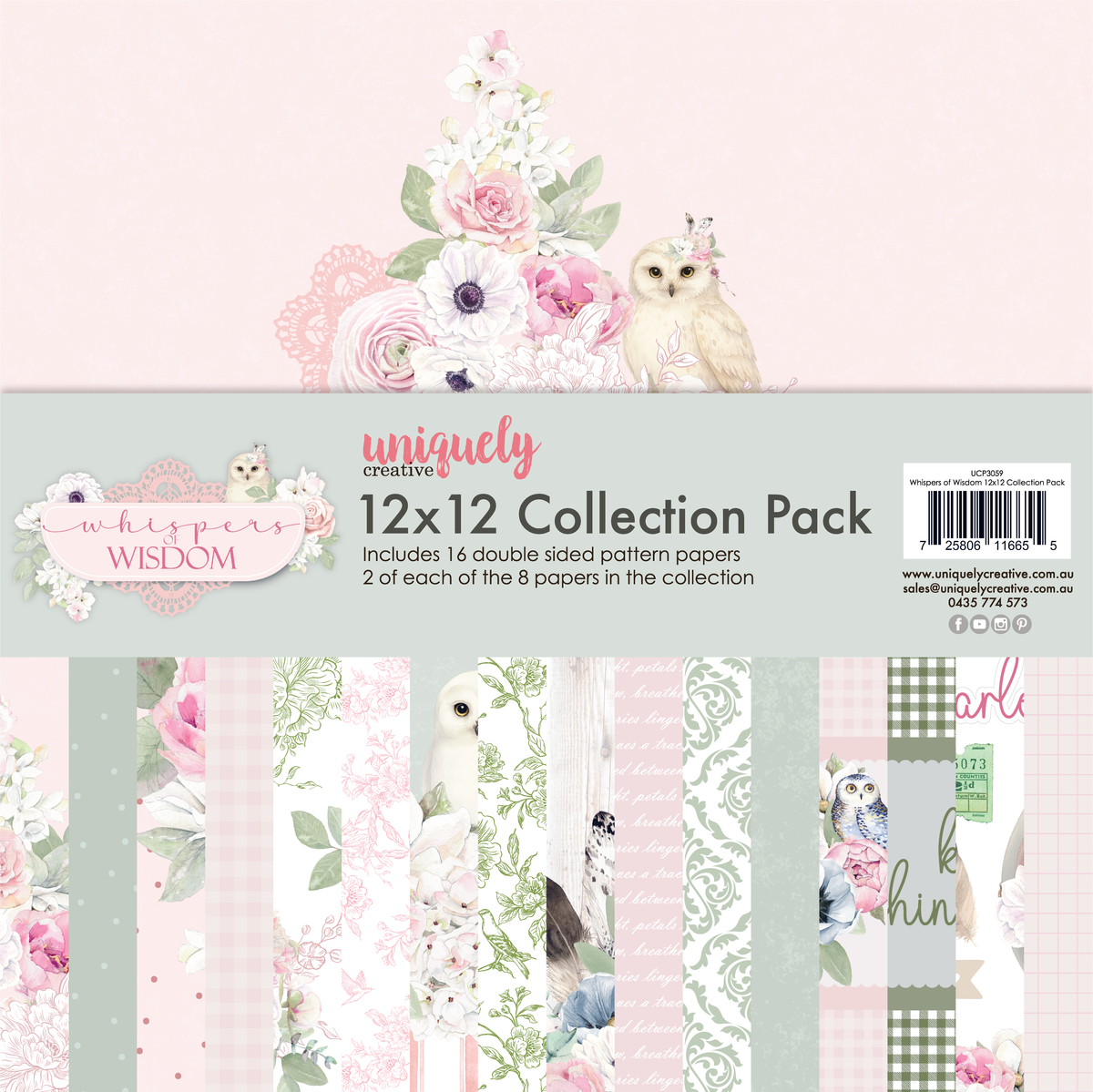Whispers of Wisdom 12 x 12 Collection Pack