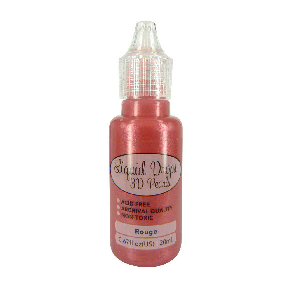 Liquid Drops 3D Pearls - Rouge
